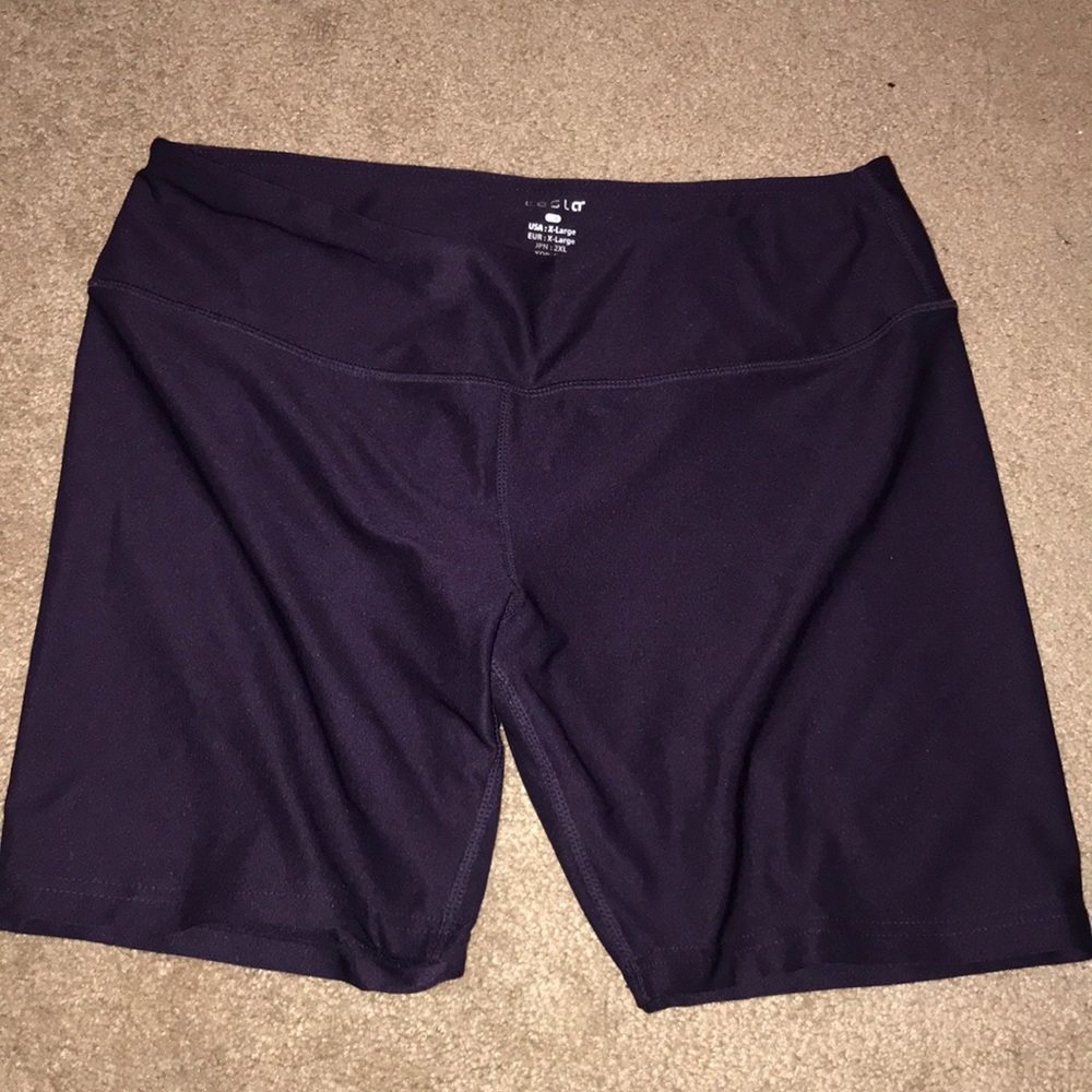 Dark Purple Bike Shorts